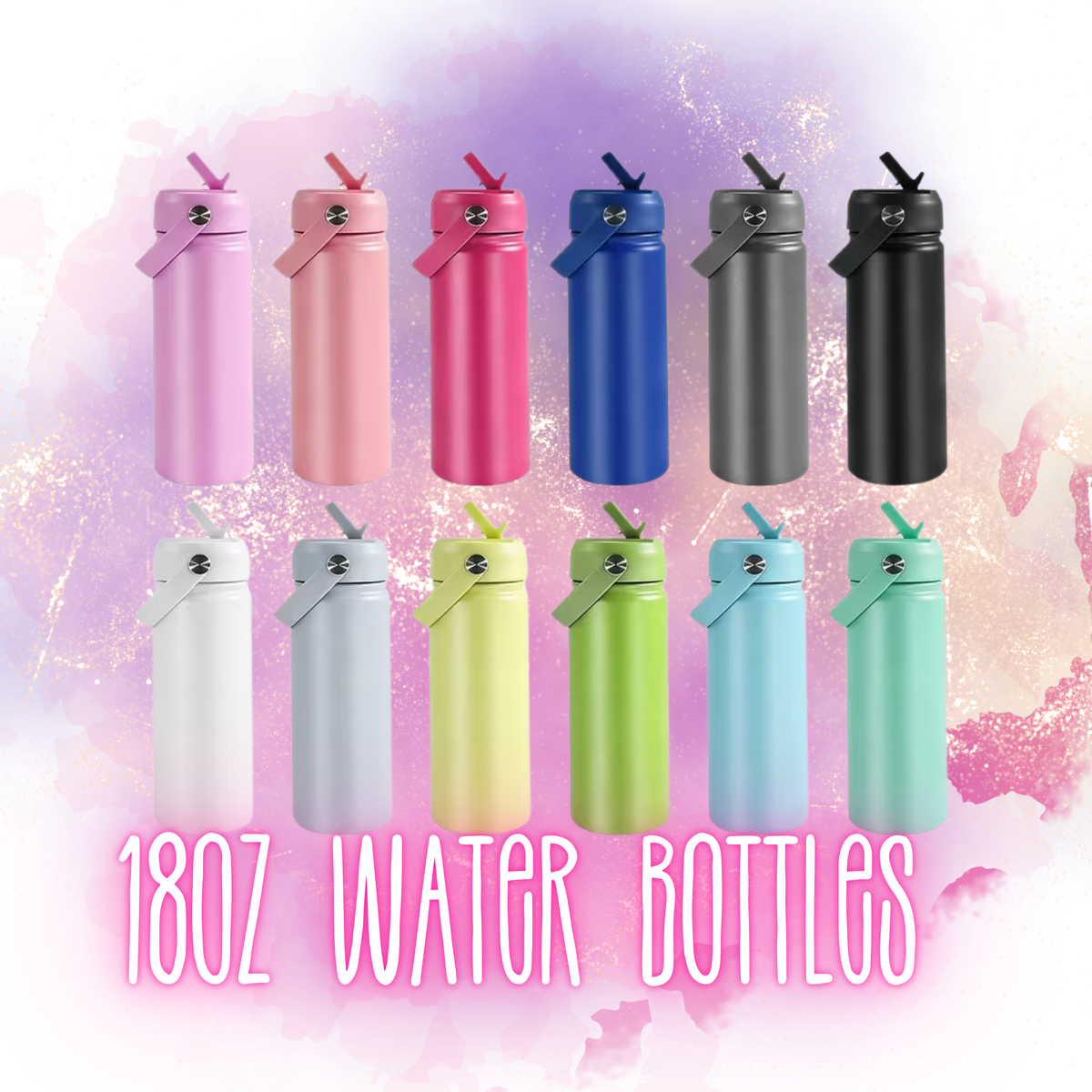 18oz Stainless water bottles