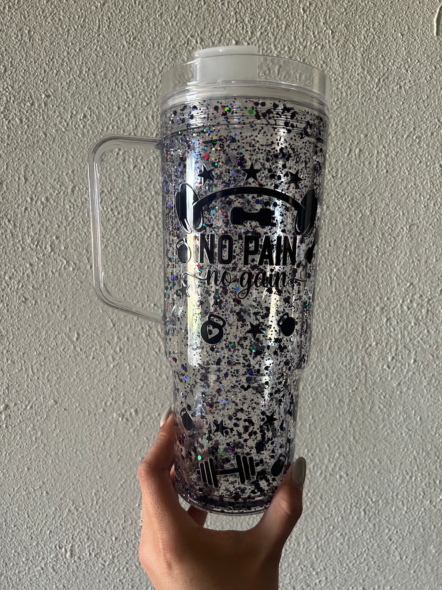 40oz PLASTIC Snowglobe