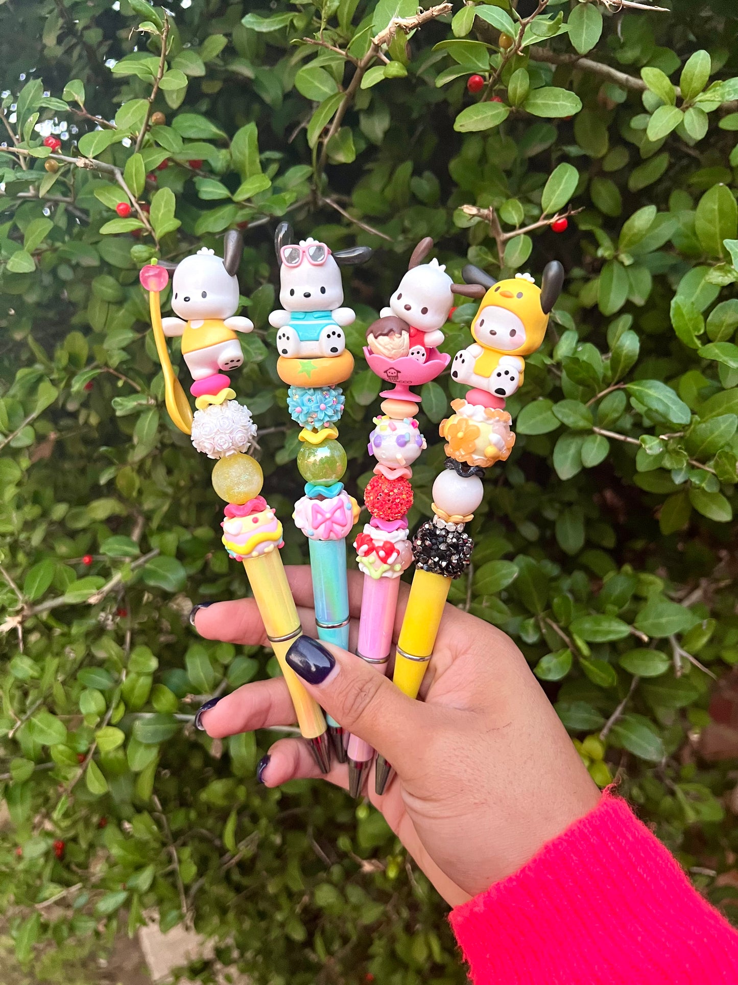 Beadable pen/pencil