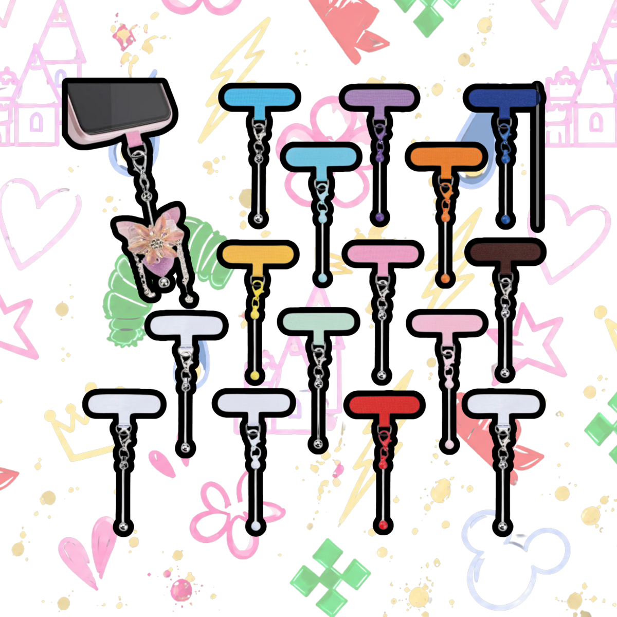 PHONE CHARM/CUP CHARM