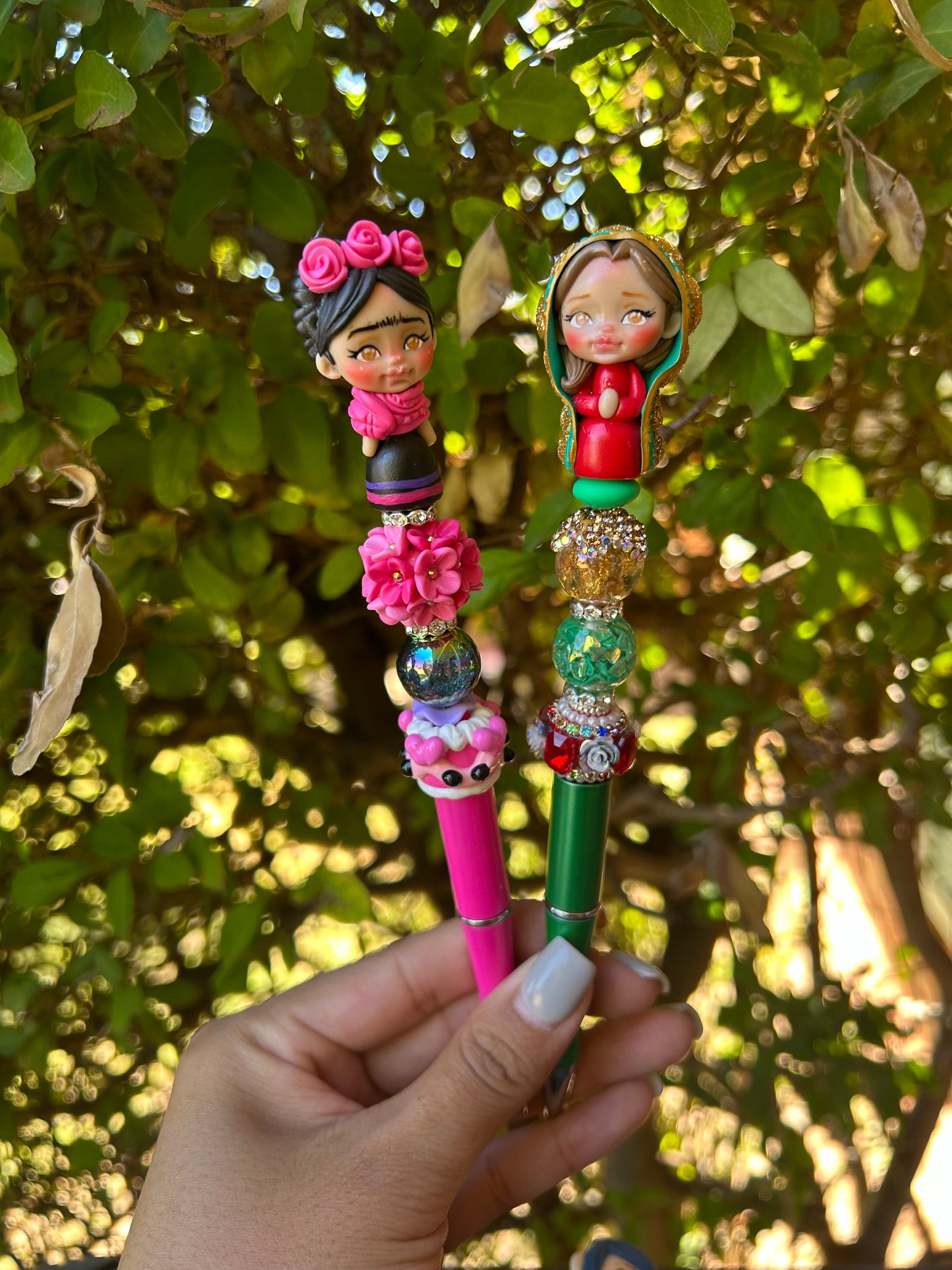 Beadable pen/pencil
