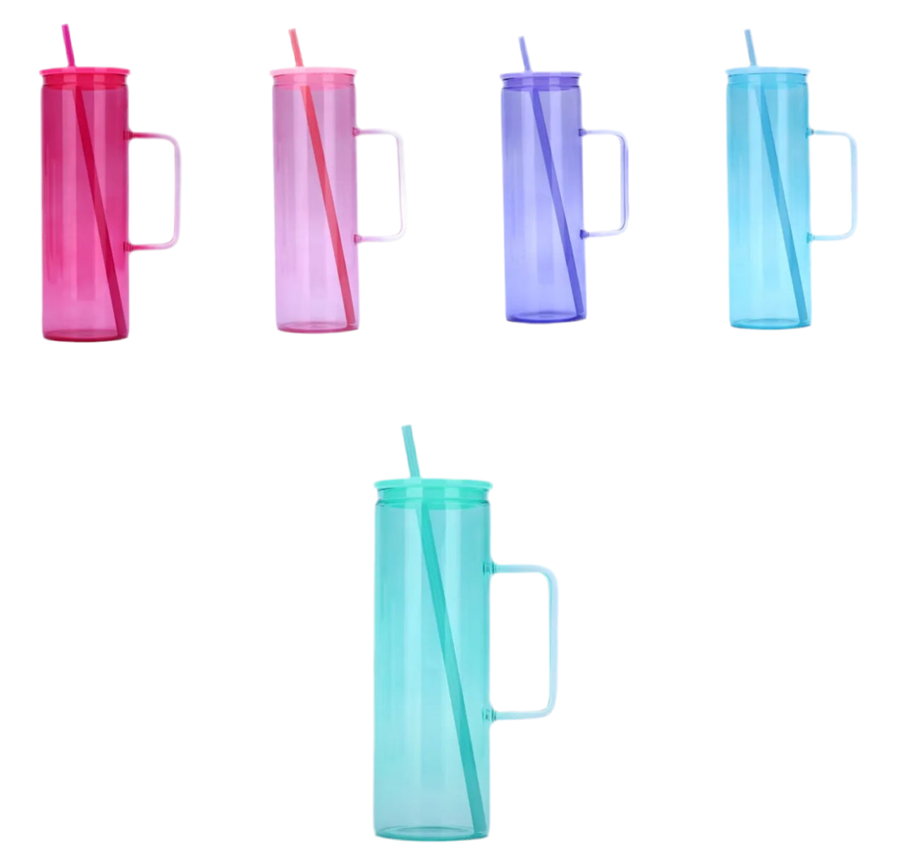 20oz glass cup with handle