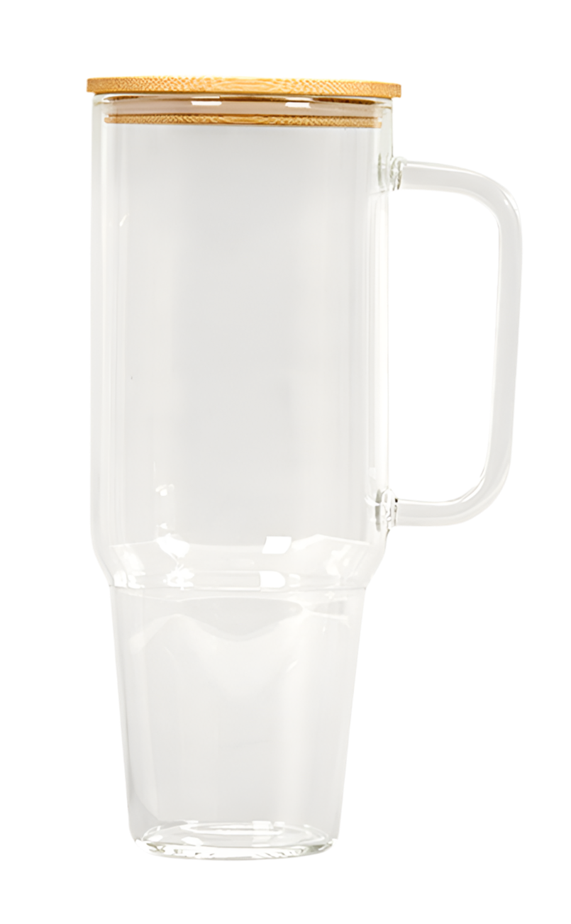 40oz Glass tumbler