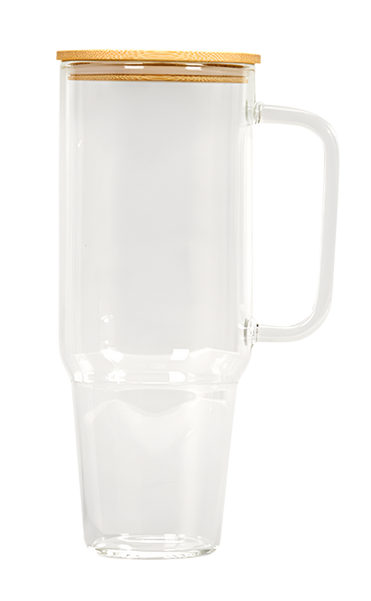 40oz Glass tumbler