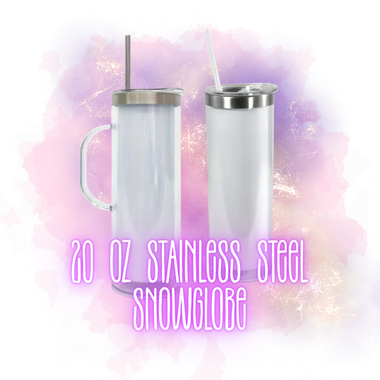 20oz STAINLESS SNOWGLOBE