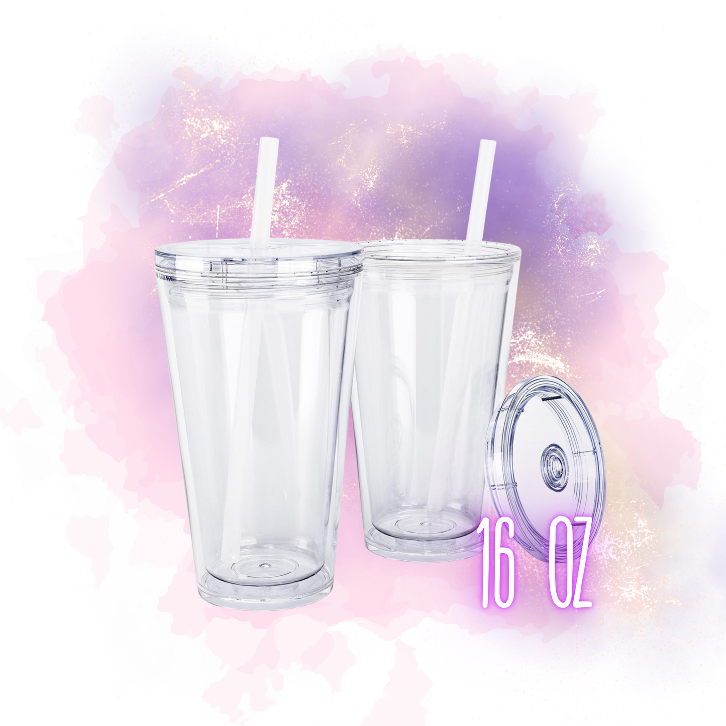 Acrylic Tumblers 24/16/12oz