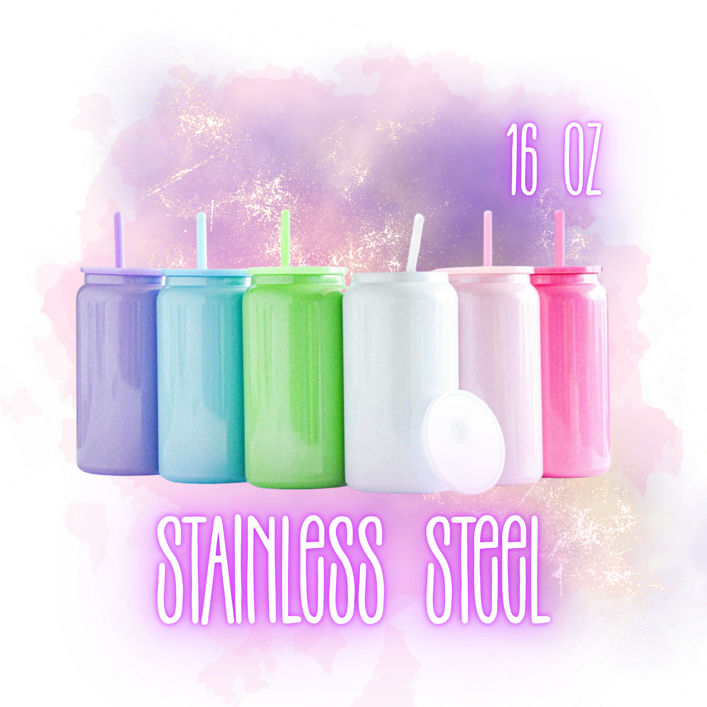 16oz Stainless steel cups