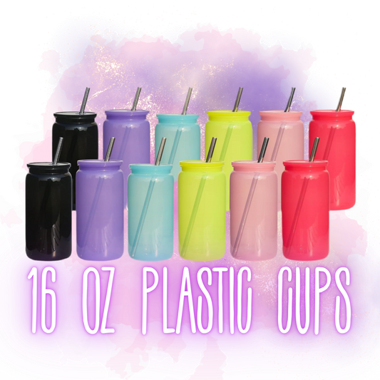 16oz PLASTIC cup