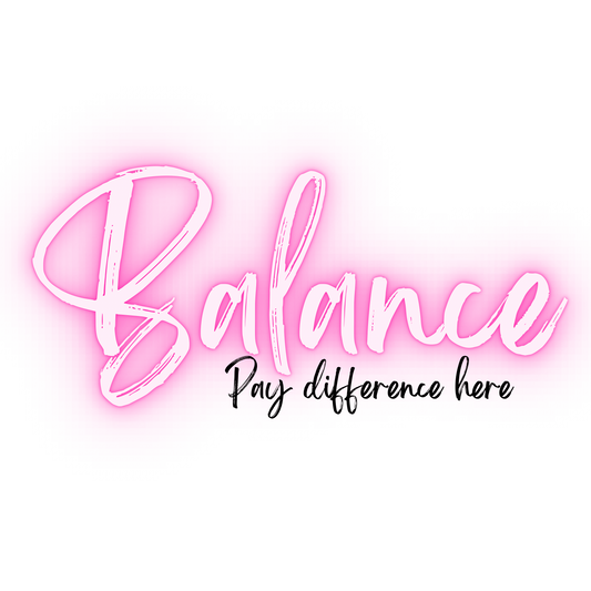 Balance Payment (No Shipping Fee)
