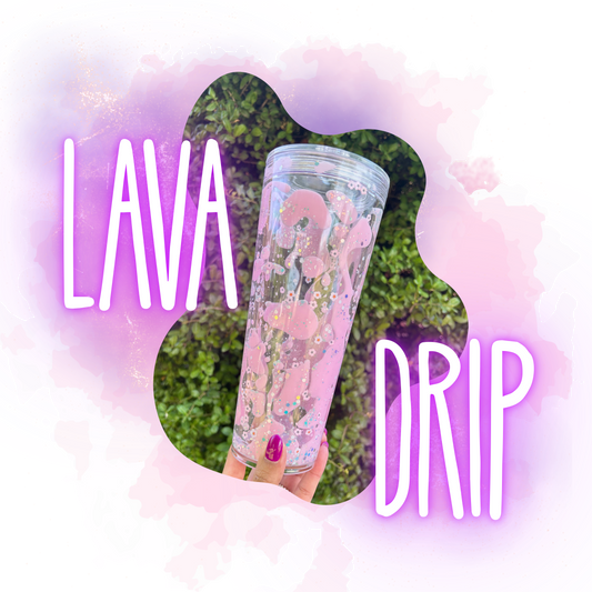 Lava drip cups