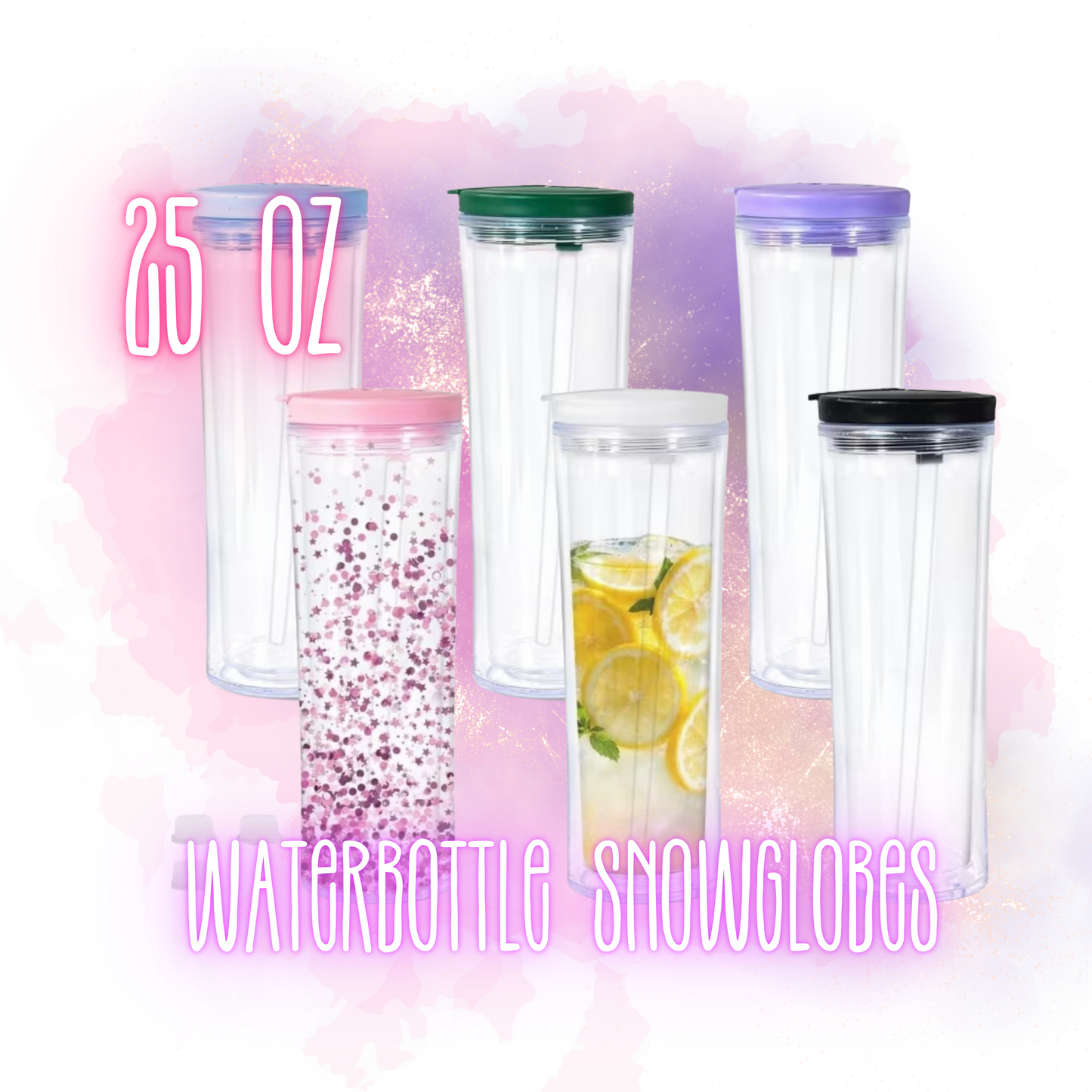 25oz plastic water bottle