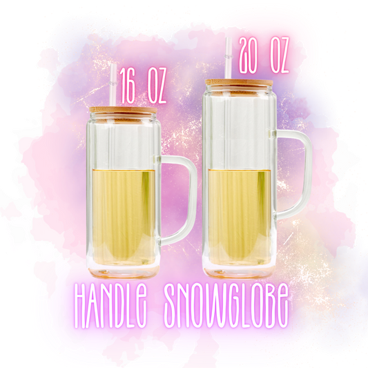 PLASTIC HANDLE Snowglobe 16oz & 20oz (Copy)